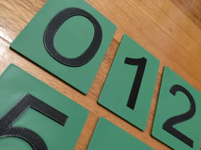 Montessori Sandpaper Numbers (No AMS)