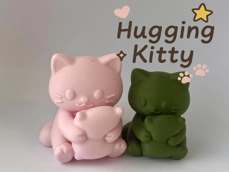 Hugging Kitty