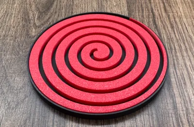 Spiral Condensation Coaster