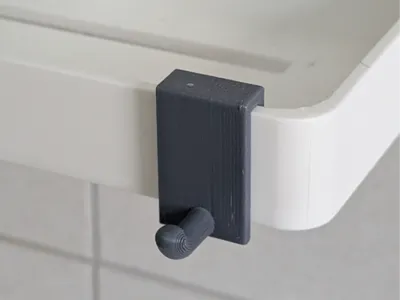 Hook-on Washcloth/Towel Holder