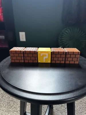 Mario Brick and Item Block - Free 3D Print Model - MakerWorld