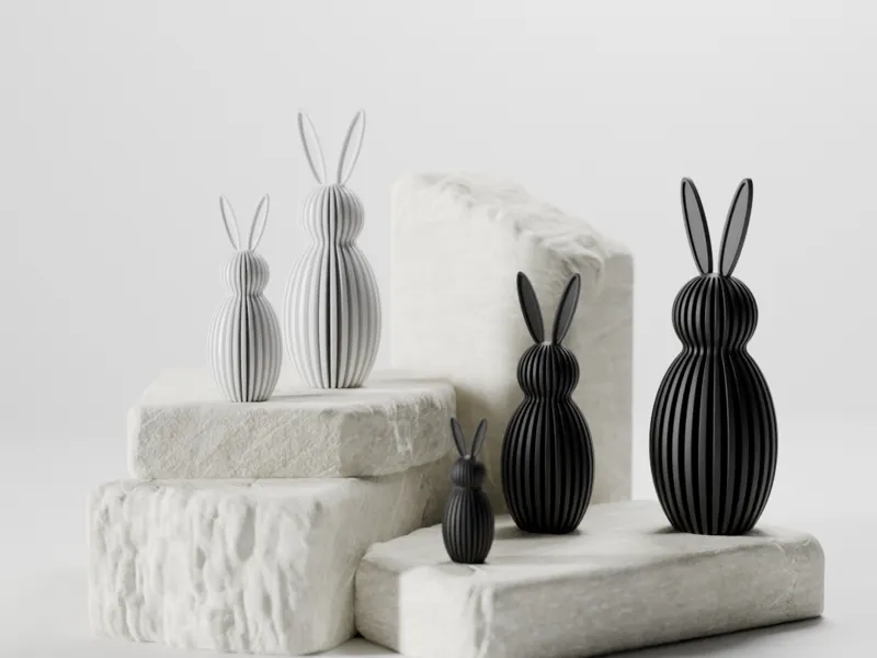 Cute Easter Bunny Hanging Ornament (No Supports)