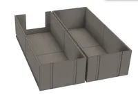 Deeper Drawers - Use if not printing the build plate rack