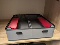 Slim plate holder, deeper drawers 16.6mm