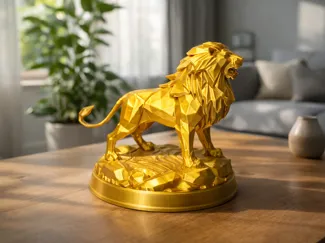 LION LOW POLY