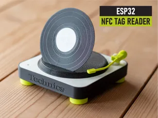 ESP32 NFC Mini Record Player - Vinyl Tag Reader