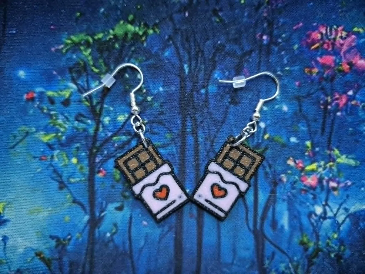 Chocolate Bar Earrings view 2