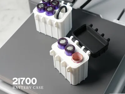 21700 Battery 6 Slot Rugged Case