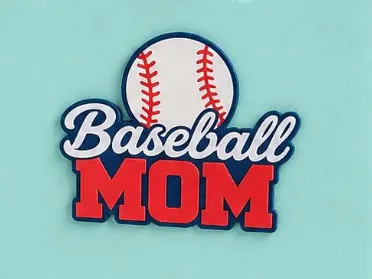 Baseball Mom Bogg Bag Charm