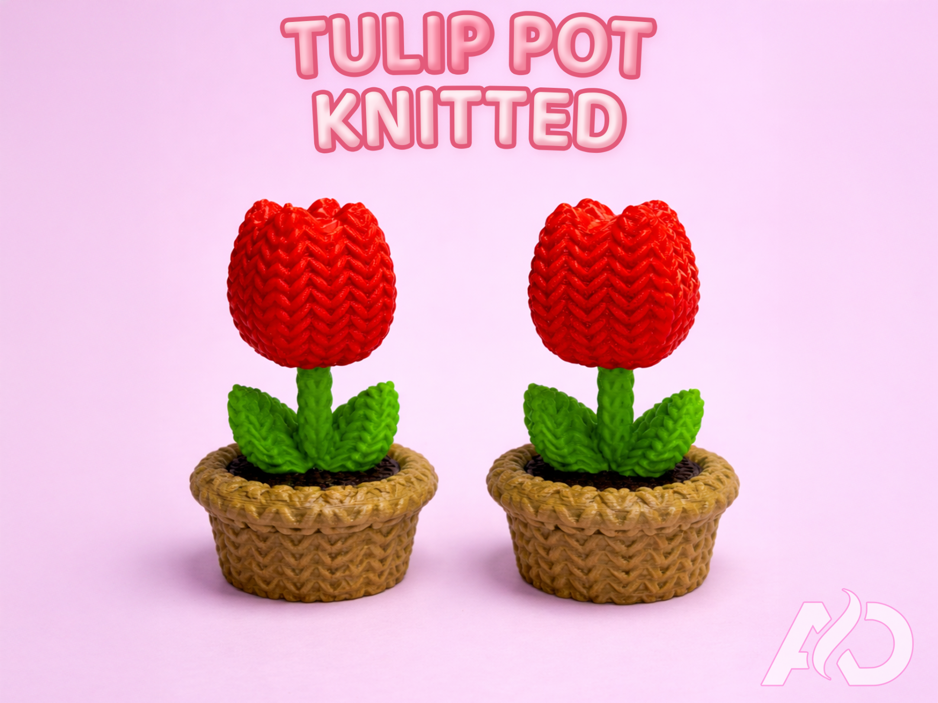 TULIP POT KNITTED