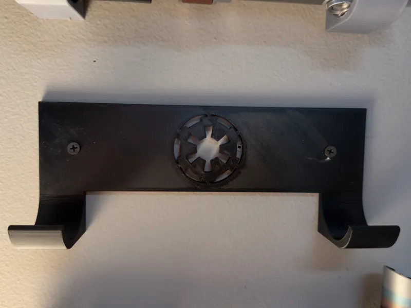Lightsaber Wall Mount with Empire logo