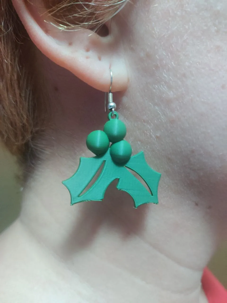 Mistletoe – Holiday Christmas Earrings view 3