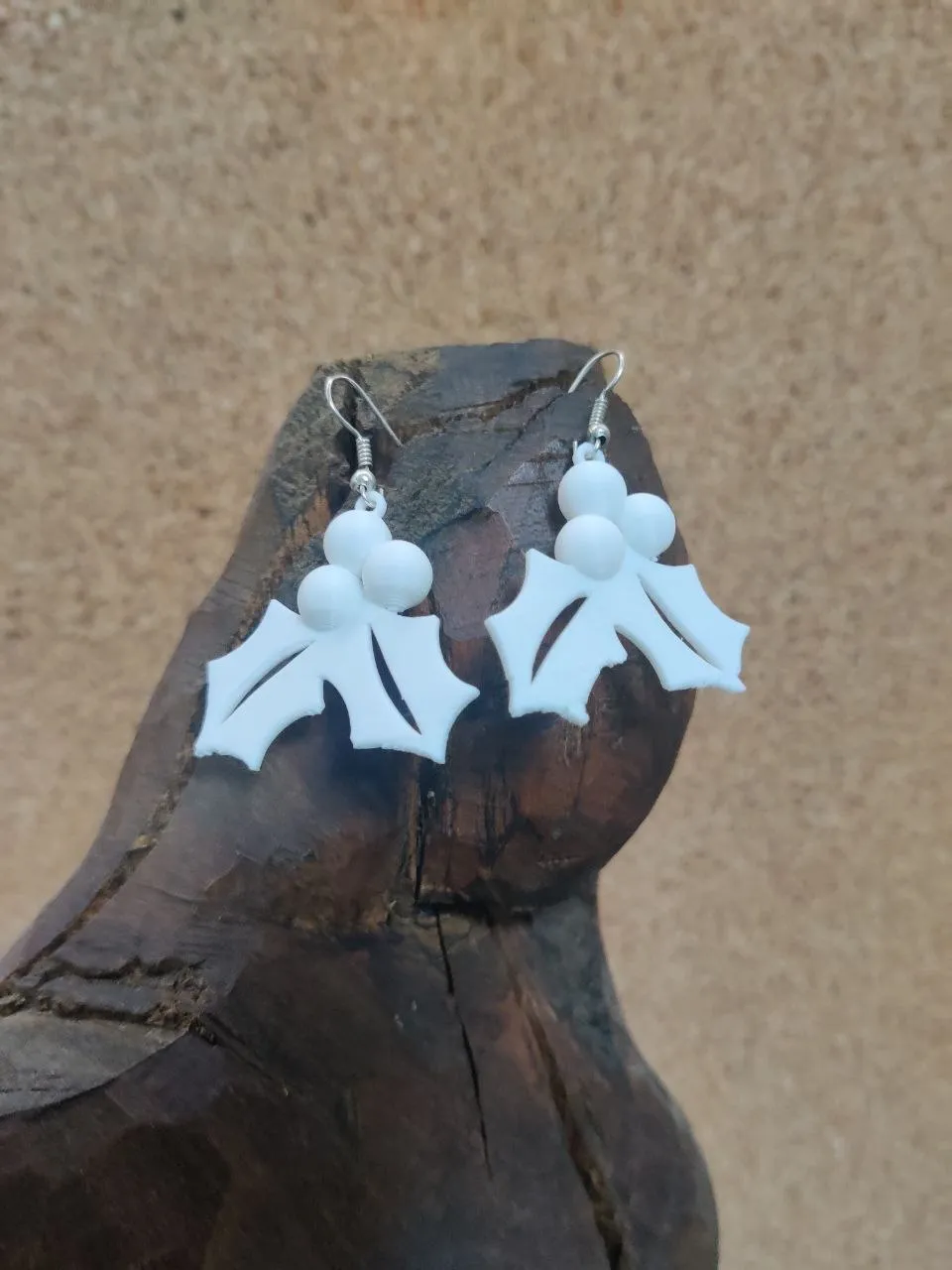 Mistletoe – Holiday Christmas Earrings view 4
