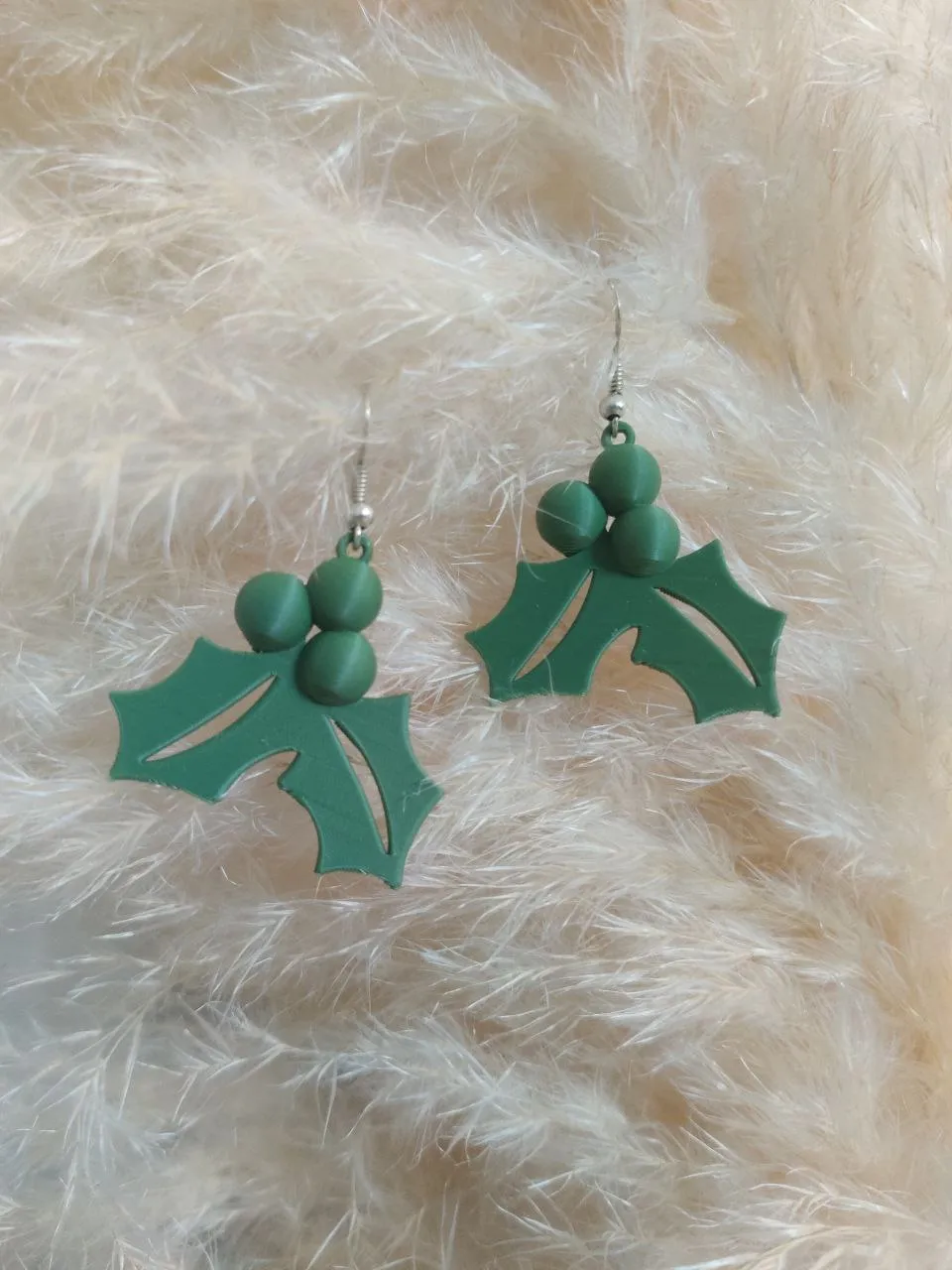 Mistletoe – Holiday Christmas Earrings view 2