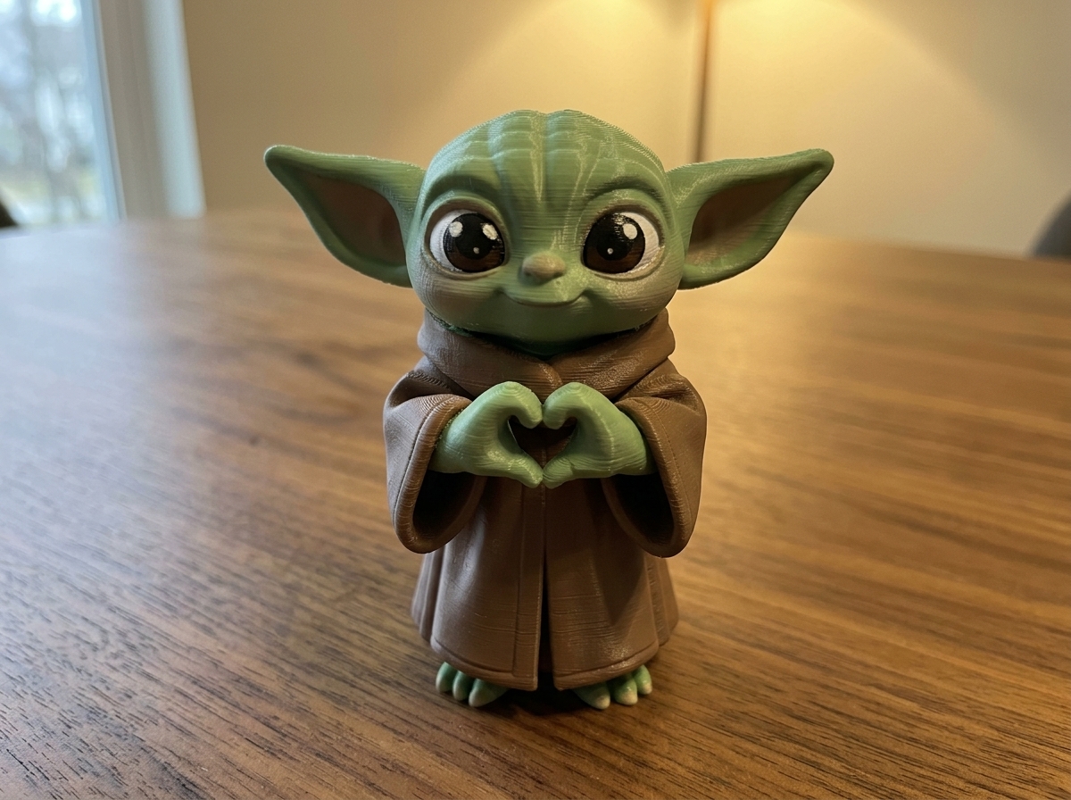 Grogu Heart Pose Figure | Star Wars - 1