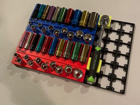 Gridfinity 3/8in Pittsburgh Socket and Ratchet set