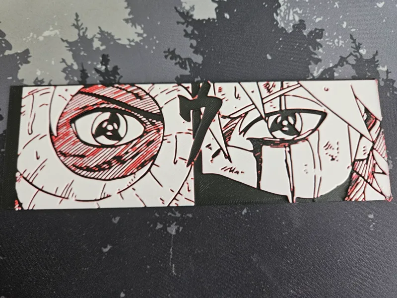 HueForge Naruto Obito and Kakashi Awakening