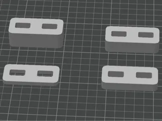 Air Rifle bottom plate raiser (0.5-2cm version)