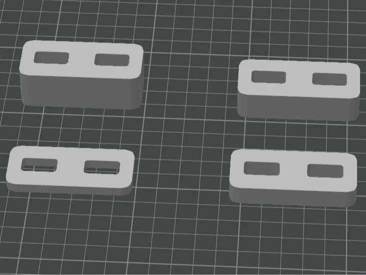 Air Rifle bottom plate raiser (0.5-2cm version)