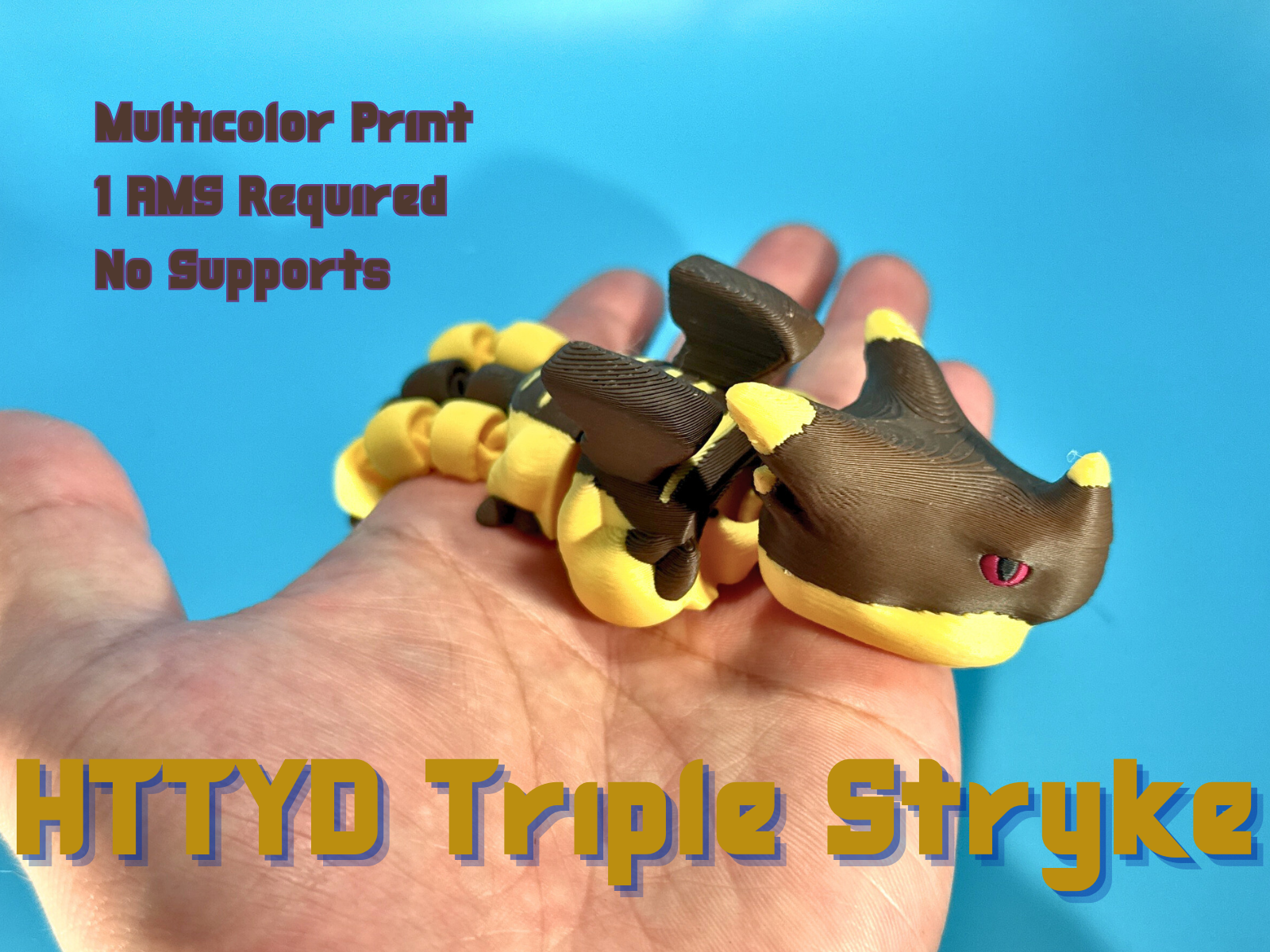 Triple Stryke - HTTYD Flexi Dragon