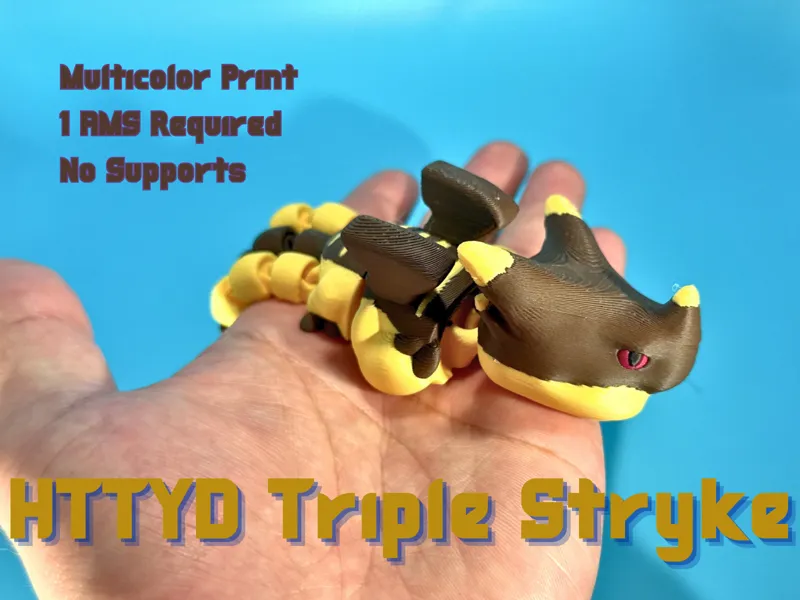 Triple Stryke - HTTYD Flexi Dragon