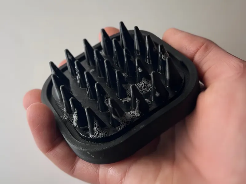 Hair & Scalp Shower Scrubber | TPU Shampoo Brush