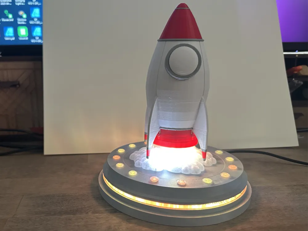 Pulp Rocket Atomic Light-Up Diorama by Smoke&BaconMediaLLCMakerWorld ...