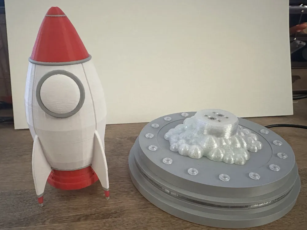 Pulp Rocket Atomic Light-Up Diorama by Smoke&BaconMediaLLCMakerWorld ...