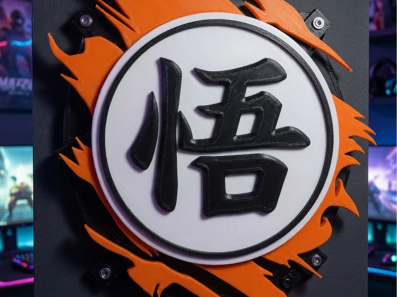 DRAGON BALL Z – GO KANJI WALL ART