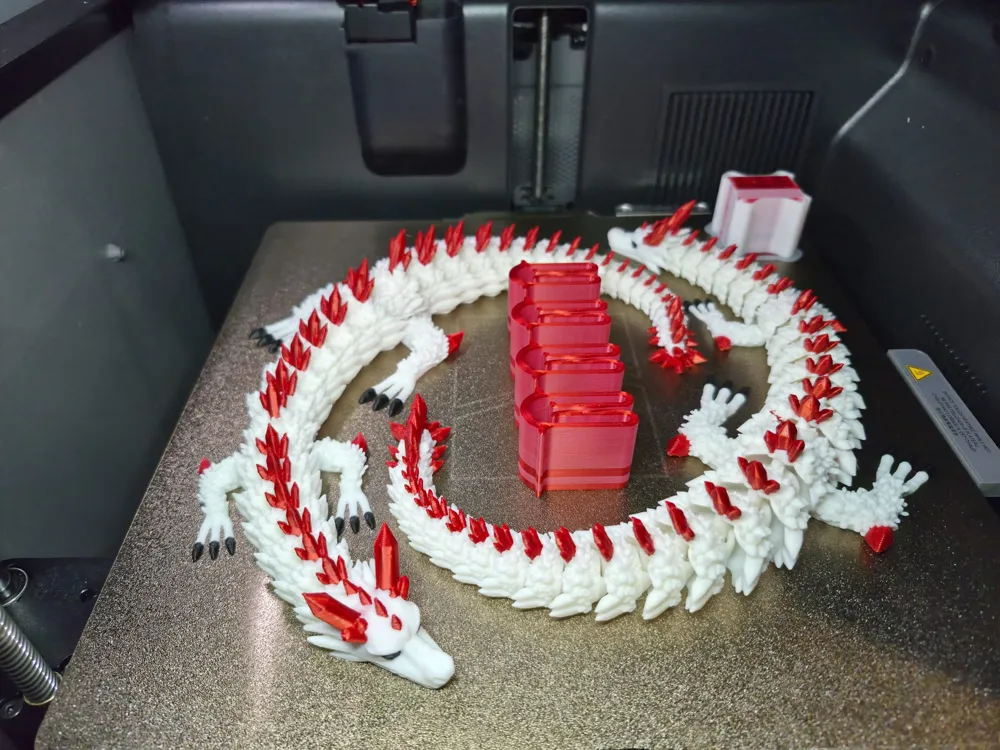 Articulated crystal dragon remix - Free 3D Print Model - MakerWorld