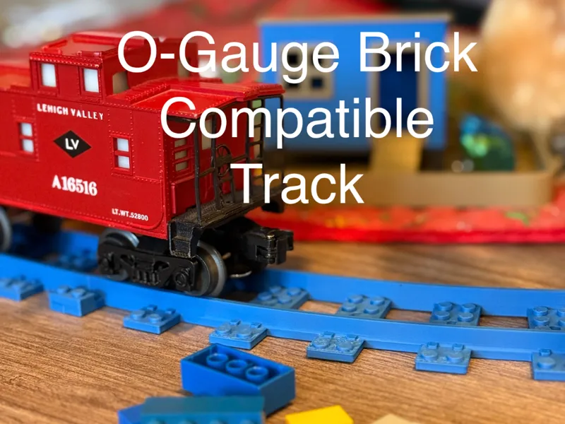 "O-Click": O-Gauge Brick Compatible Track