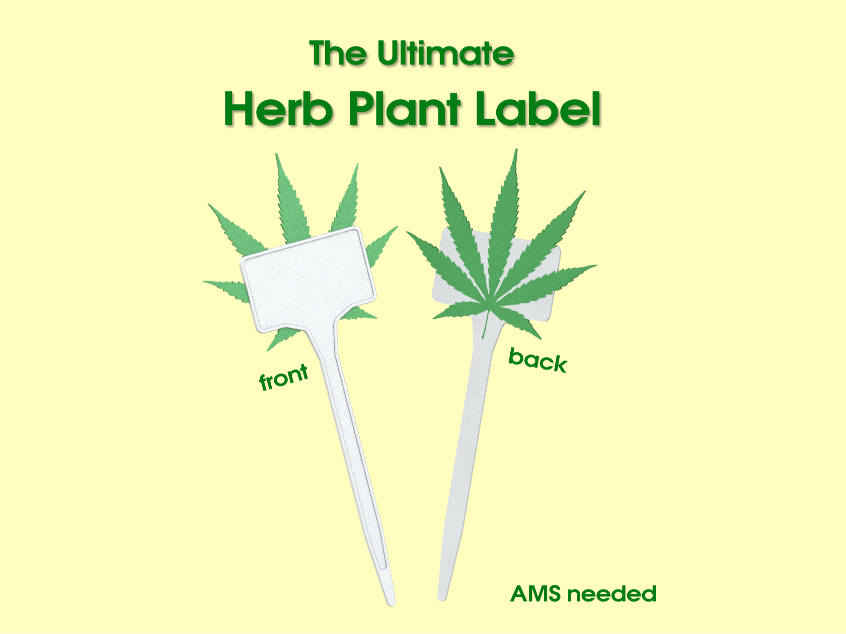 The Ultimate Herb Plant Label