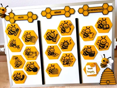 Bee Happy – Modular Magnetic Routine Board