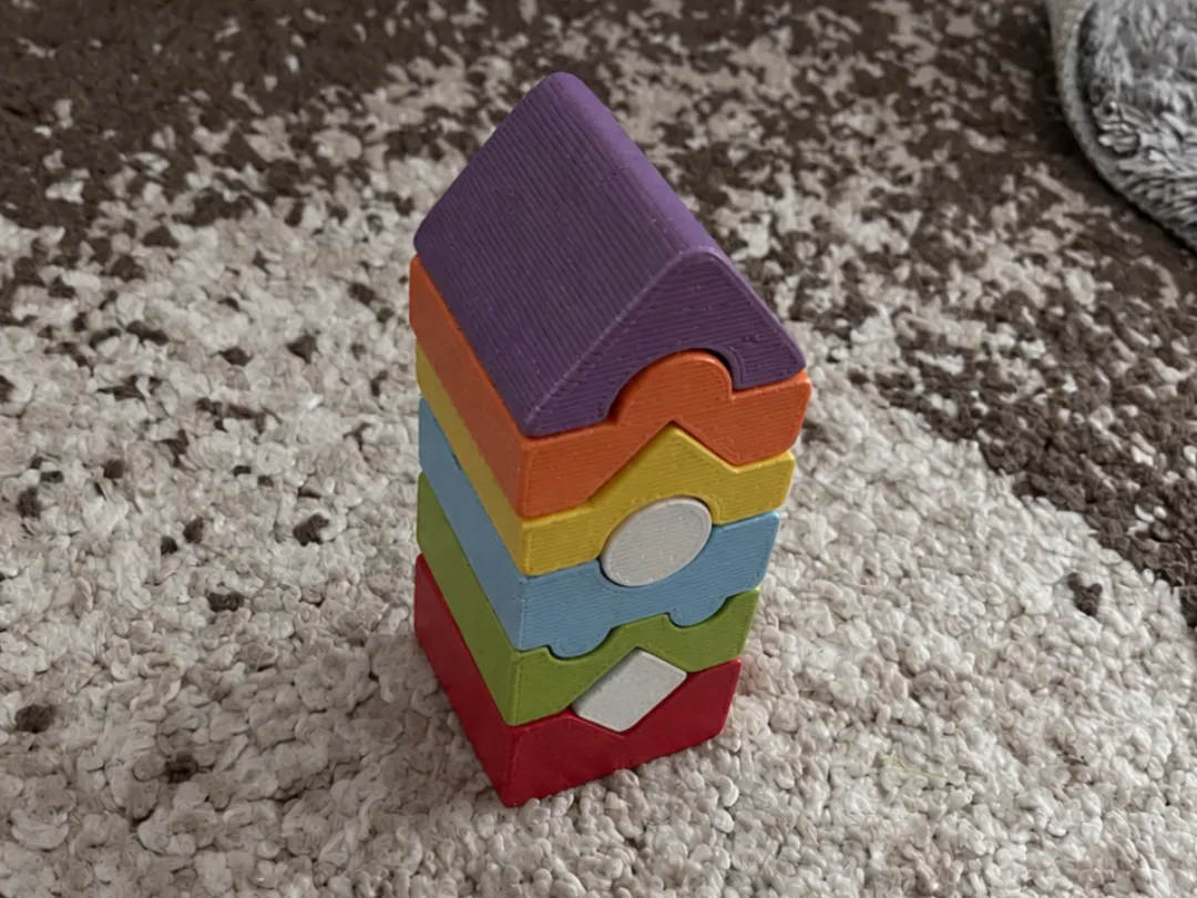 Stackable Files Stackable toy - Free 3D Print Model - MakerWorld