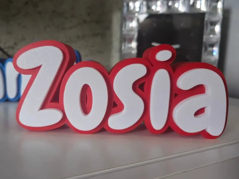 Zosia - spersonalizowana lampka LED