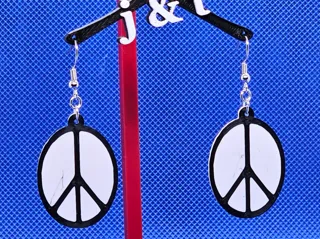 PEACE earrings