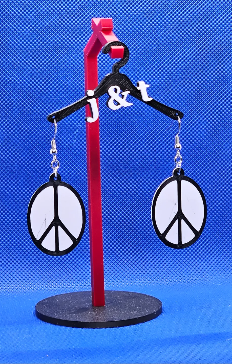 PEACE earrings view 2
