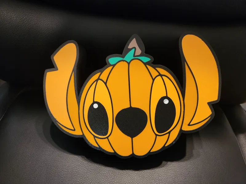 Stich pumpkin head