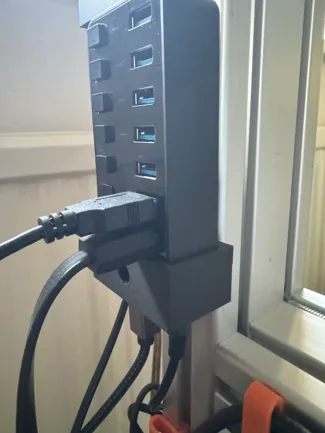 Sabrent powered USB hub mount for 8020 Sim Rig