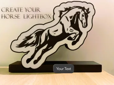 Horse Light Box