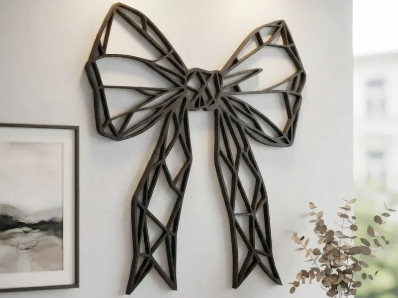 Geometric Bow Tie Wall Art