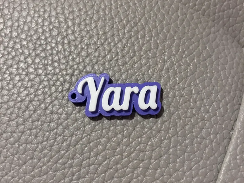 Yara name keychain
