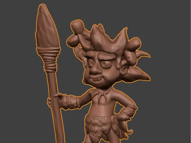 Figurine Neanderthal buddy - Free 3D Print Model - MakerWorld