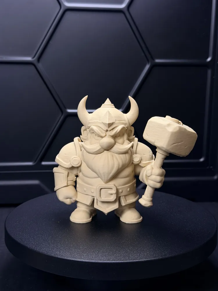 Chibi Dwarf Warrior – Epic Fantasy Mini - Free 3D Print Model - MakerWorld