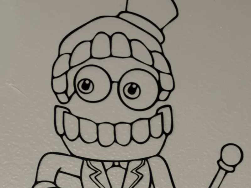 TADC Caine Silhouette Wall Art