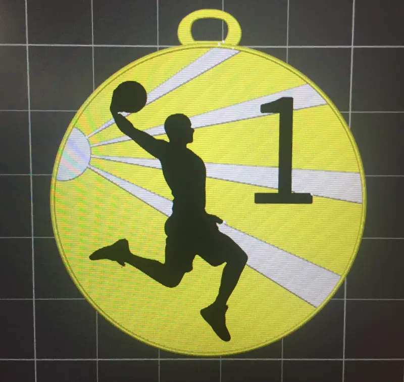 Medalla baloncesto Juncos