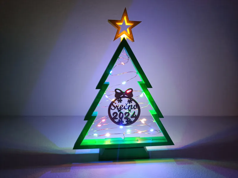 Christmas tree with star