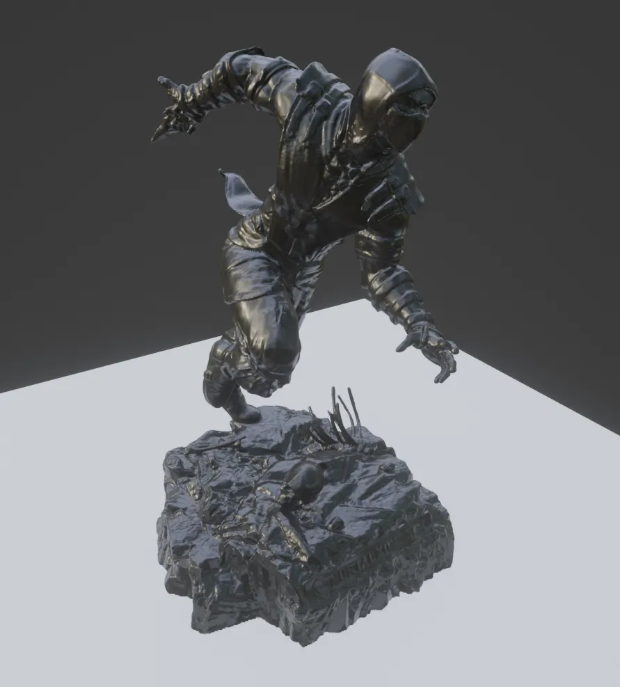 Mortal Kombat X Collector's Edition Scorpion Statue - Free 3D