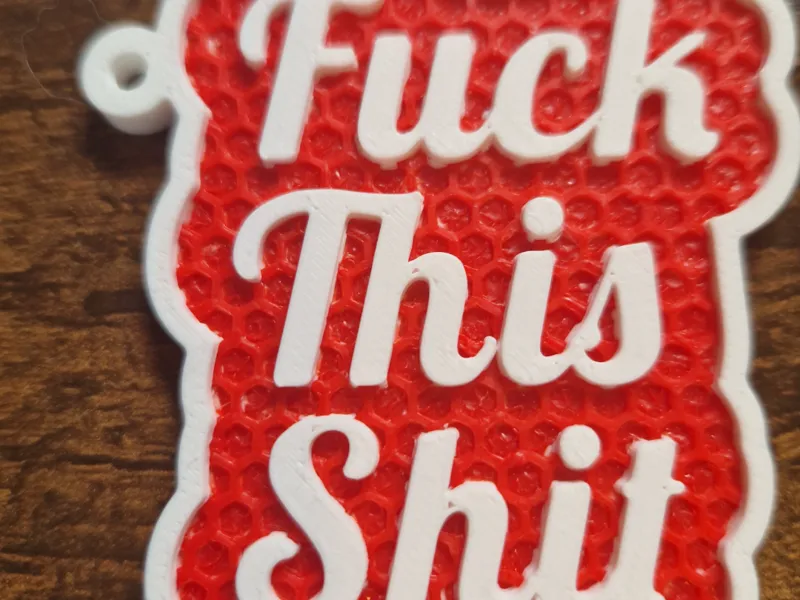 Rude keychain 