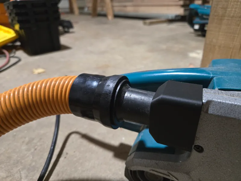Makita Sander 9924DB Dust Extractor to Vacuum Hose